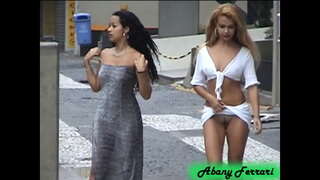 Sie sind angezeigt auf die Straßen von são paulo, um einen Unfall auf der Straße in der lebhaften und zeigt es allen, ohne jede Scham