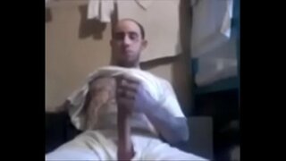 Jailhouse masturbation,  White guy, big dick, cum shot